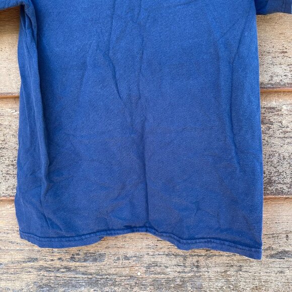 Element 92 Made to Endure Y2K Logo Graphic Navy Blue  Classic Skater Tee Shirt S - Picture 9 of 9